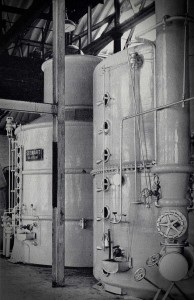 Vaccum Pans at Bury St. Edmunds Sugar Factory, circa 1960