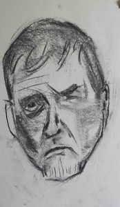 Stephen Curtis sketch of Ivor March 2015