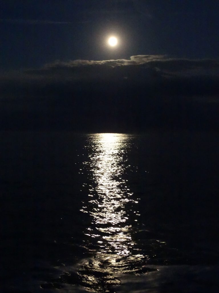 Full moon over the sea, June 20th. My photo
